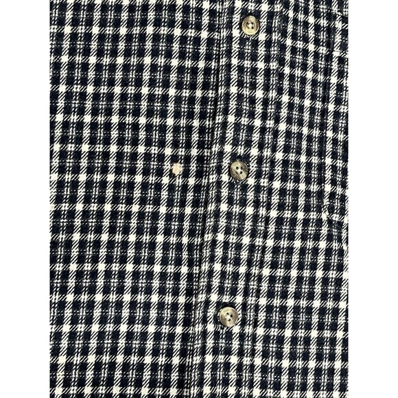 Vintage Looney Tunes Flannel Shirt Size S WB Studio Store Embroidered Button-Up - Picture 6 of 6